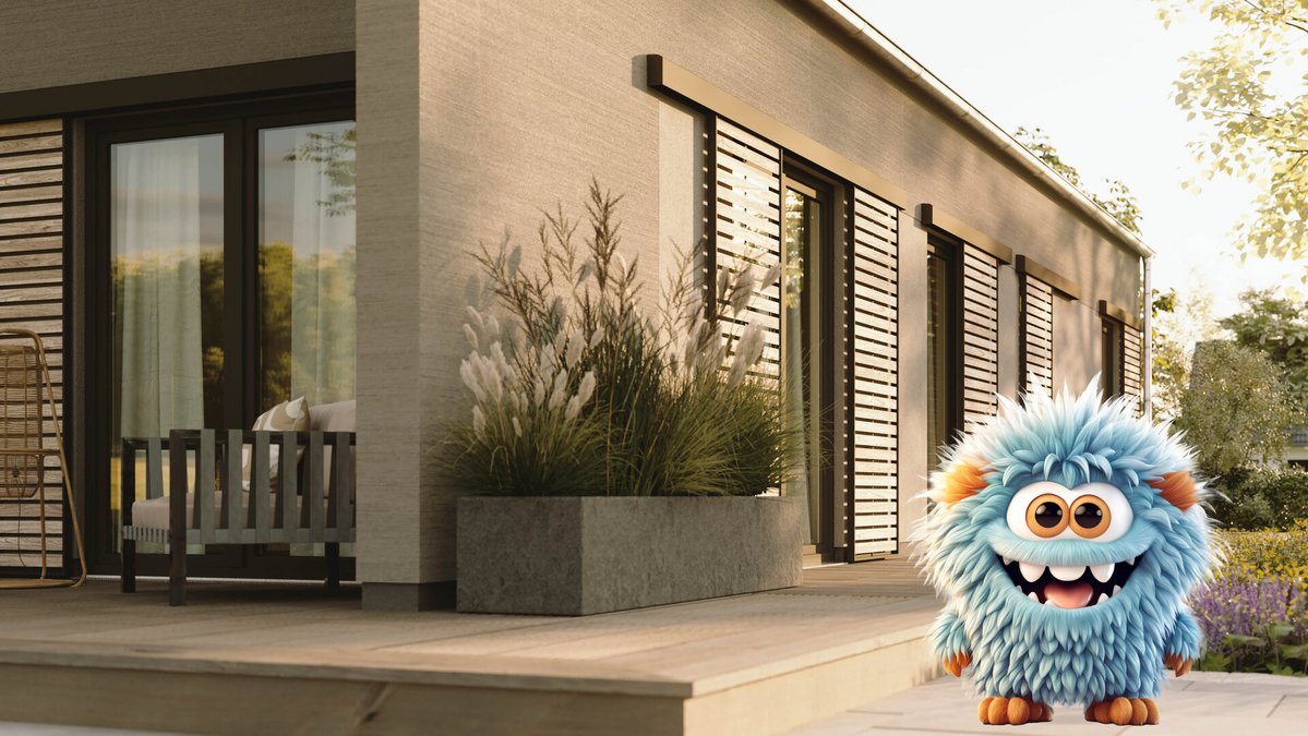 Häuser mit Ratenfressern